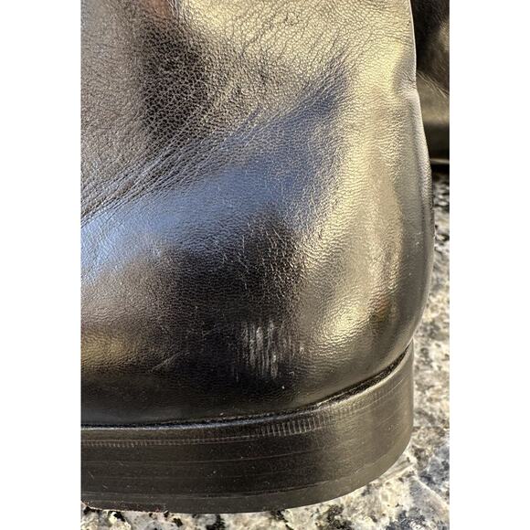 Rodolfo Valentino Collection Black Boots Hand Made Spain Sz 10.5